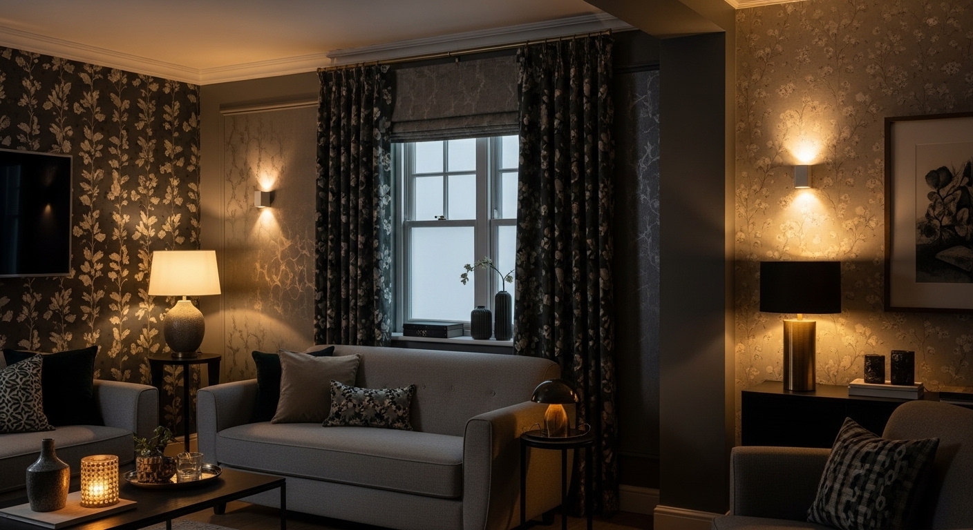 24 Best Wallpaper Patterns for Low-Light Rooms