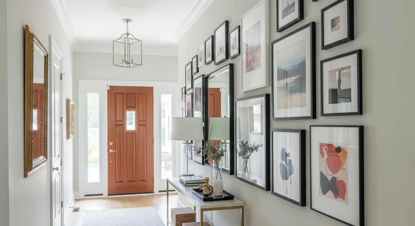 25 Stunning Gallery Wall Ideas for Entryways and Hallways