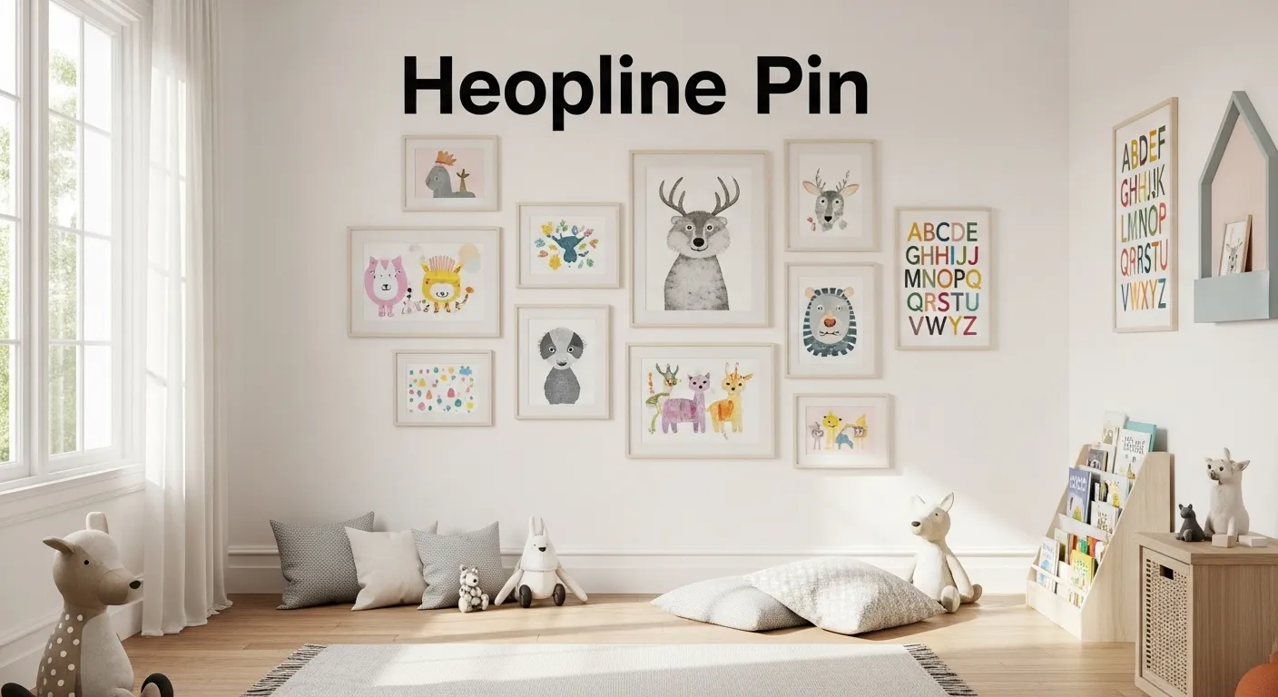 15 Kid Friendly Gallery Walls For Playrooms