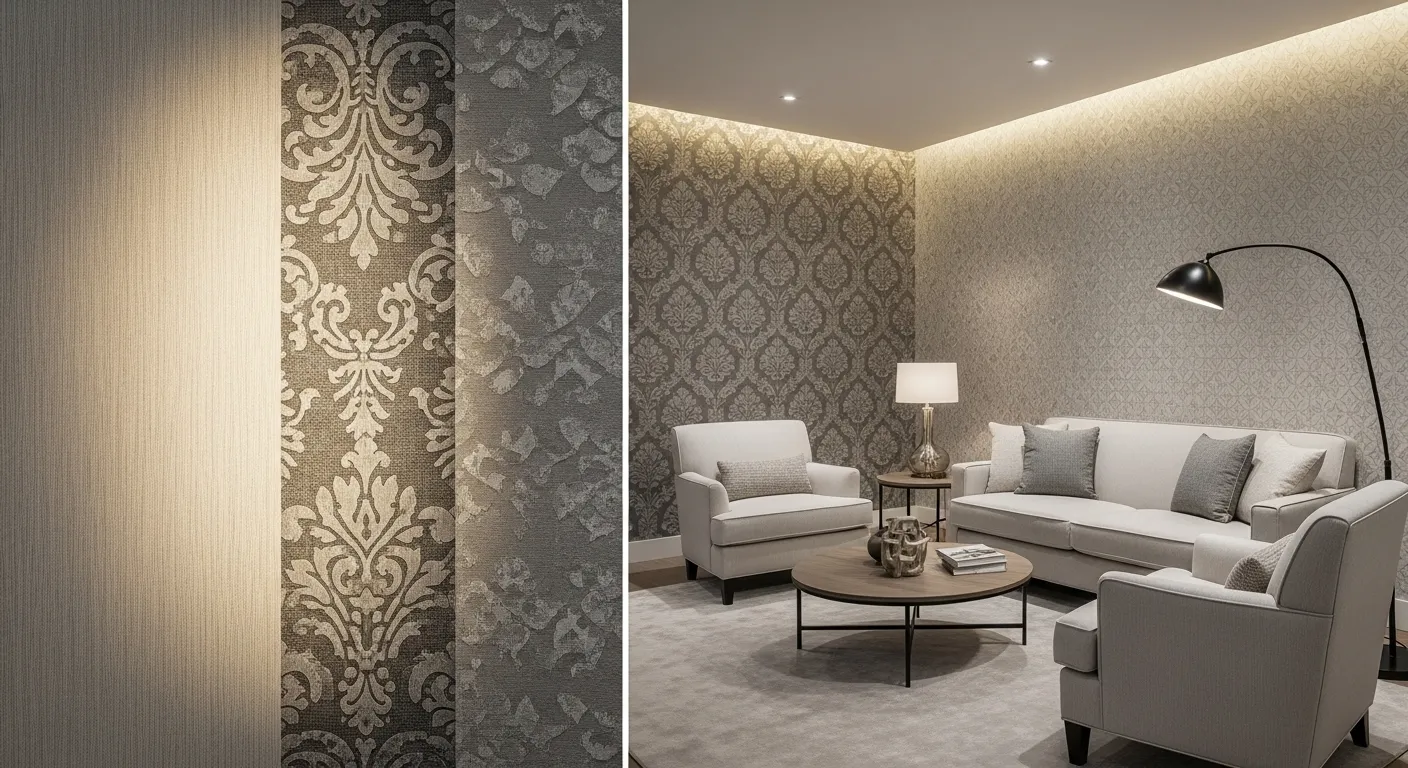 24 Textured Wallpaper Trends Grasscloth Flock 3D Designs For Stylish Walls
