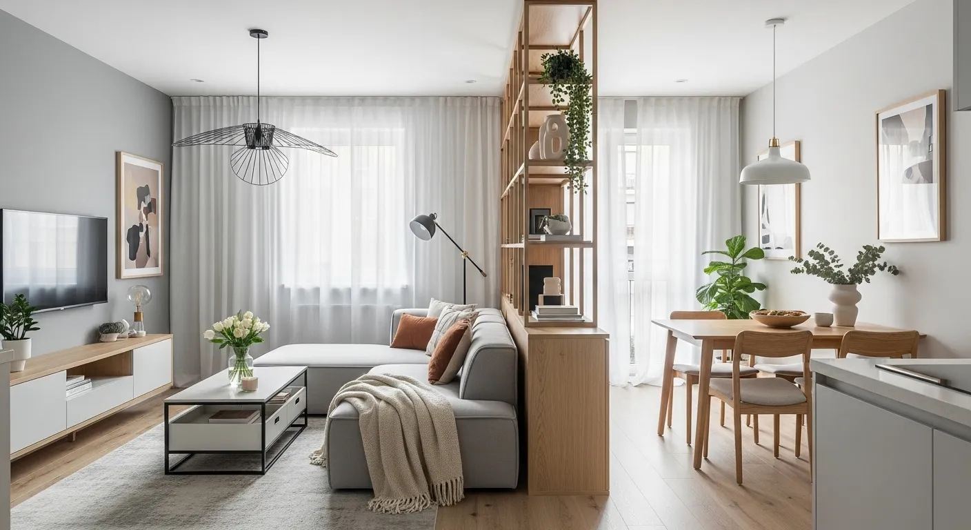 23 Clever Wall Divider Ideas for Small Flats