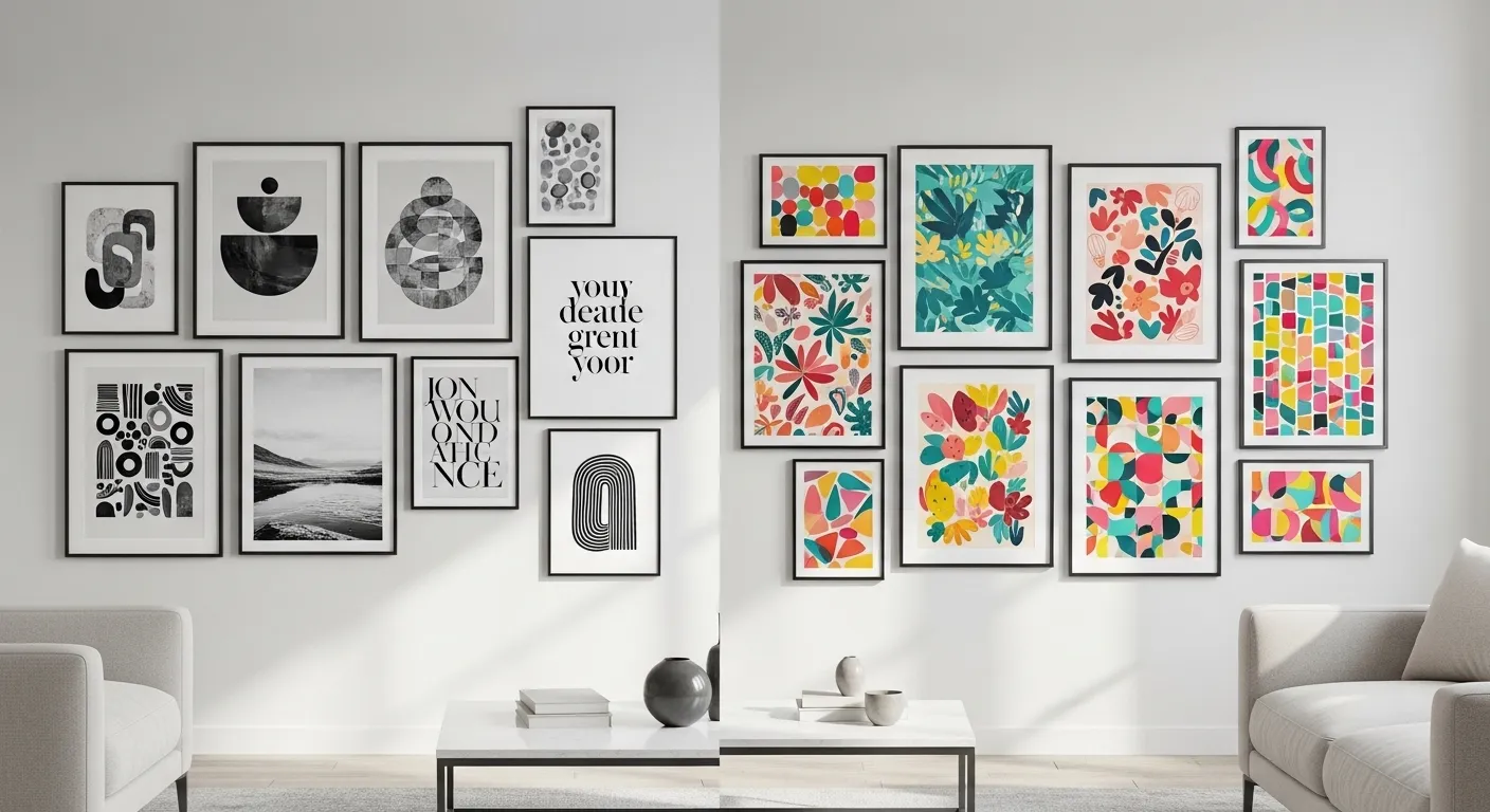 21 Monochrome vs Vibrant Printables: What Works Best