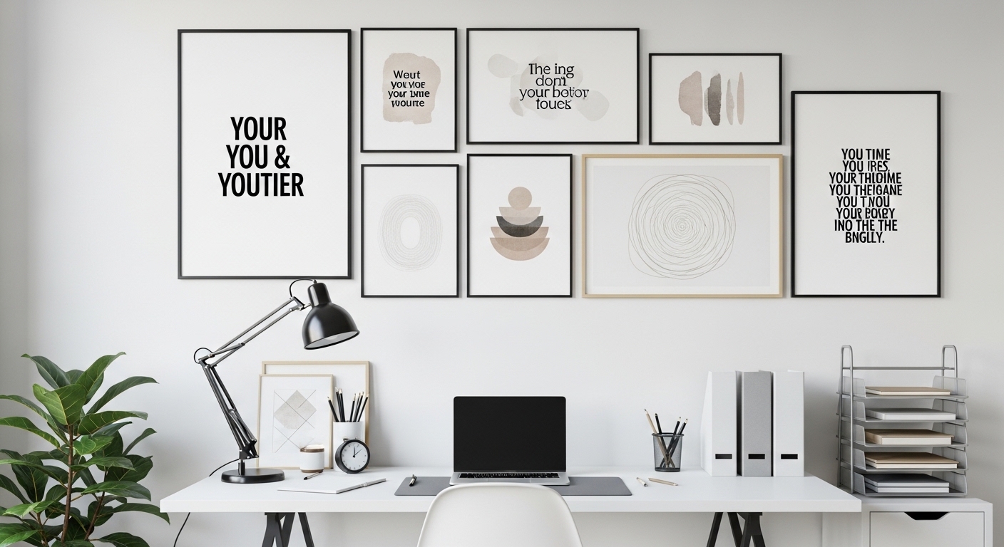 18 Office Printable Wall Art for Focus & Motivation