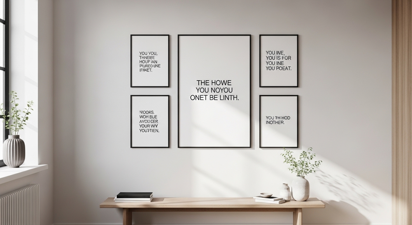 16 Popular Quote Prints That Make Perfect Minimalist Wall Art