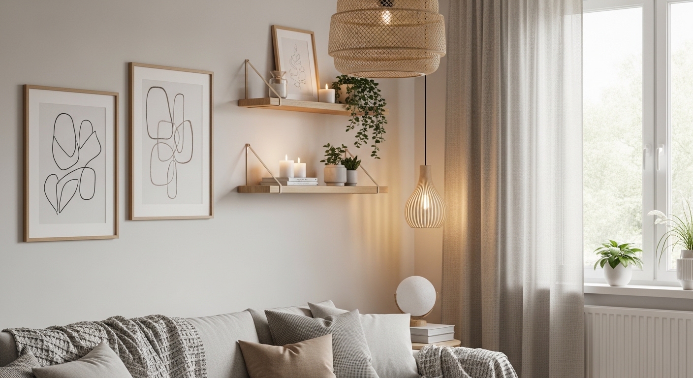 19 Calm Cozy Living Room Wall Decor Ideas