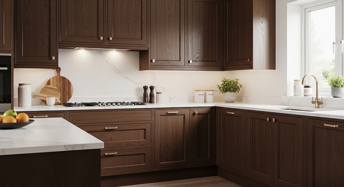 Dark Brown Kitchen Cabinet Ideas That Look Rich and Elegant