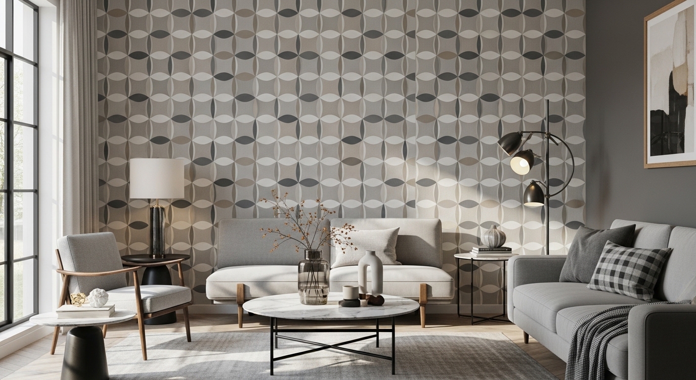 21 Stylish Geometric Wallpaper Ideas To Elevate Any Modern Room