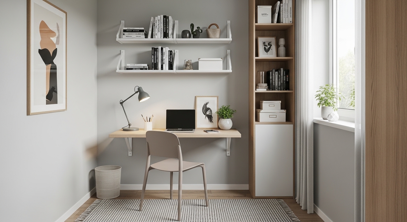 17 Wall Desk Ideas For Small Home Offices