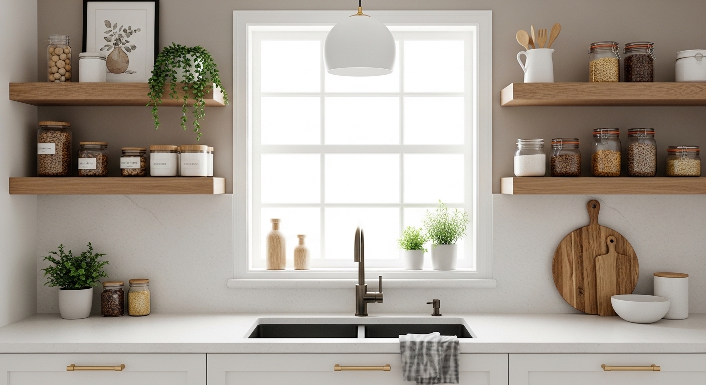 Above Kitchen Sink Ideas