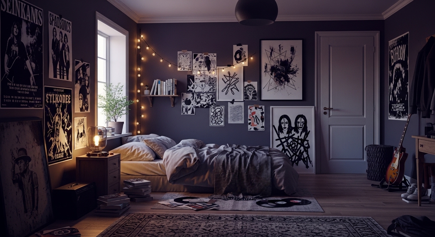 Grunge Room Ideas For A Cool Aesthetic Bedroom