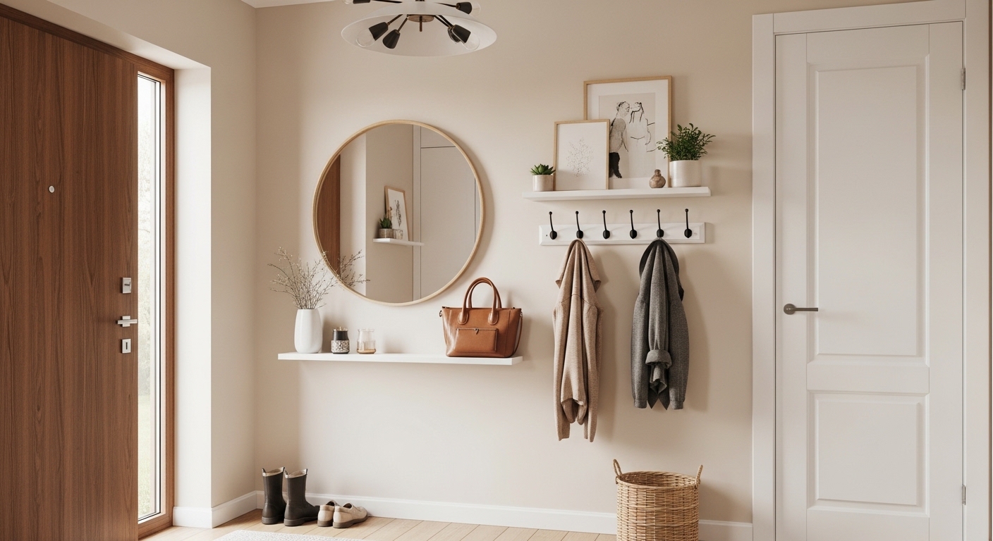 21 Small Entryway Wall Decor That Welcomes Guests