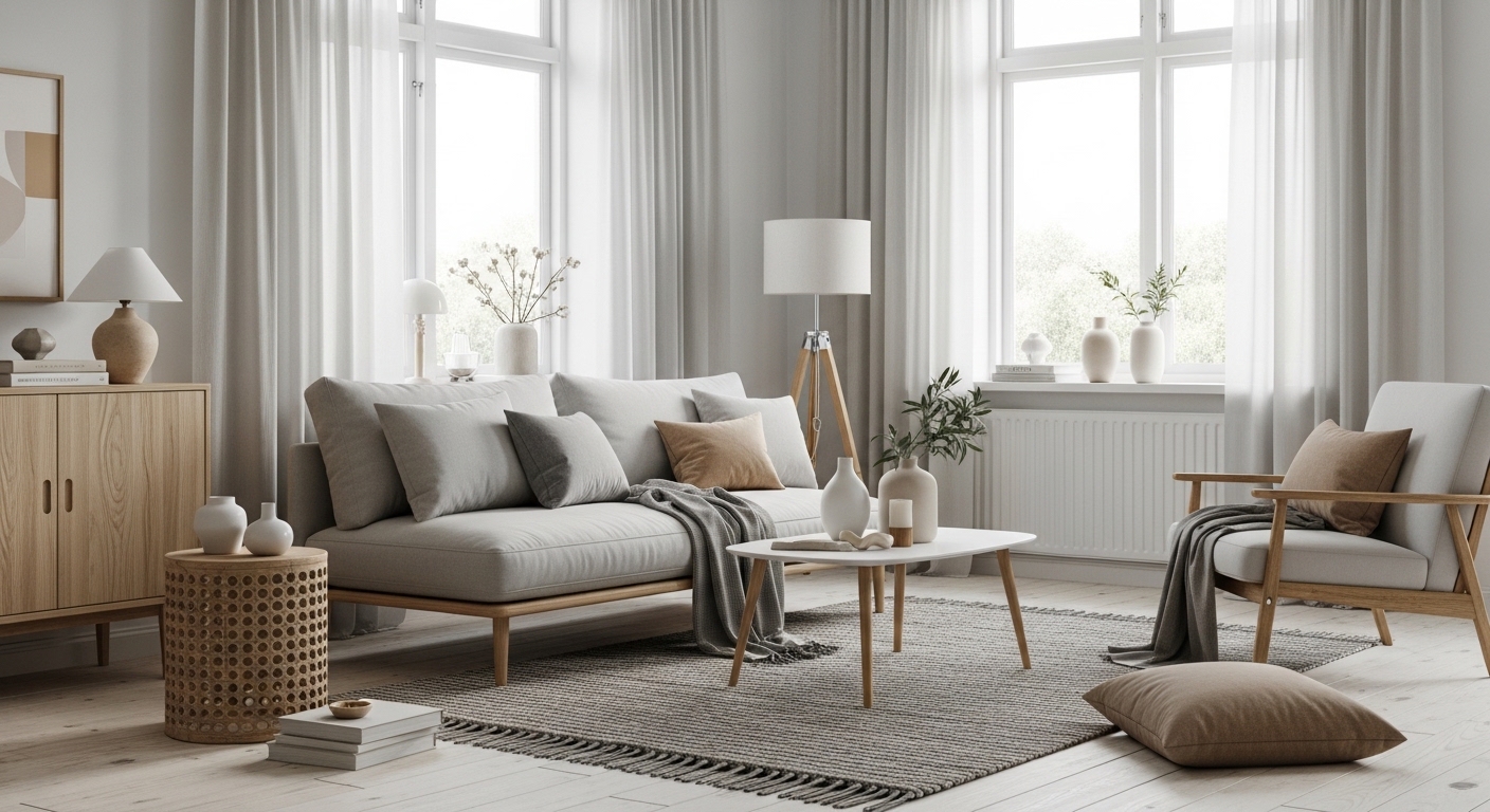 19 Swedish Living Room Ideas That Feel Minimal and Cozy