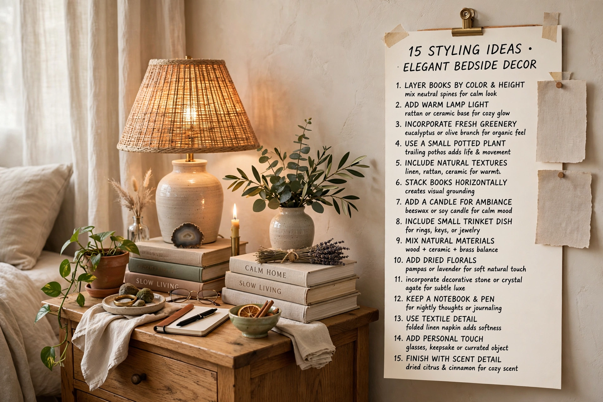 What Goes on a Nightstand? (15 Styling Ideas)
