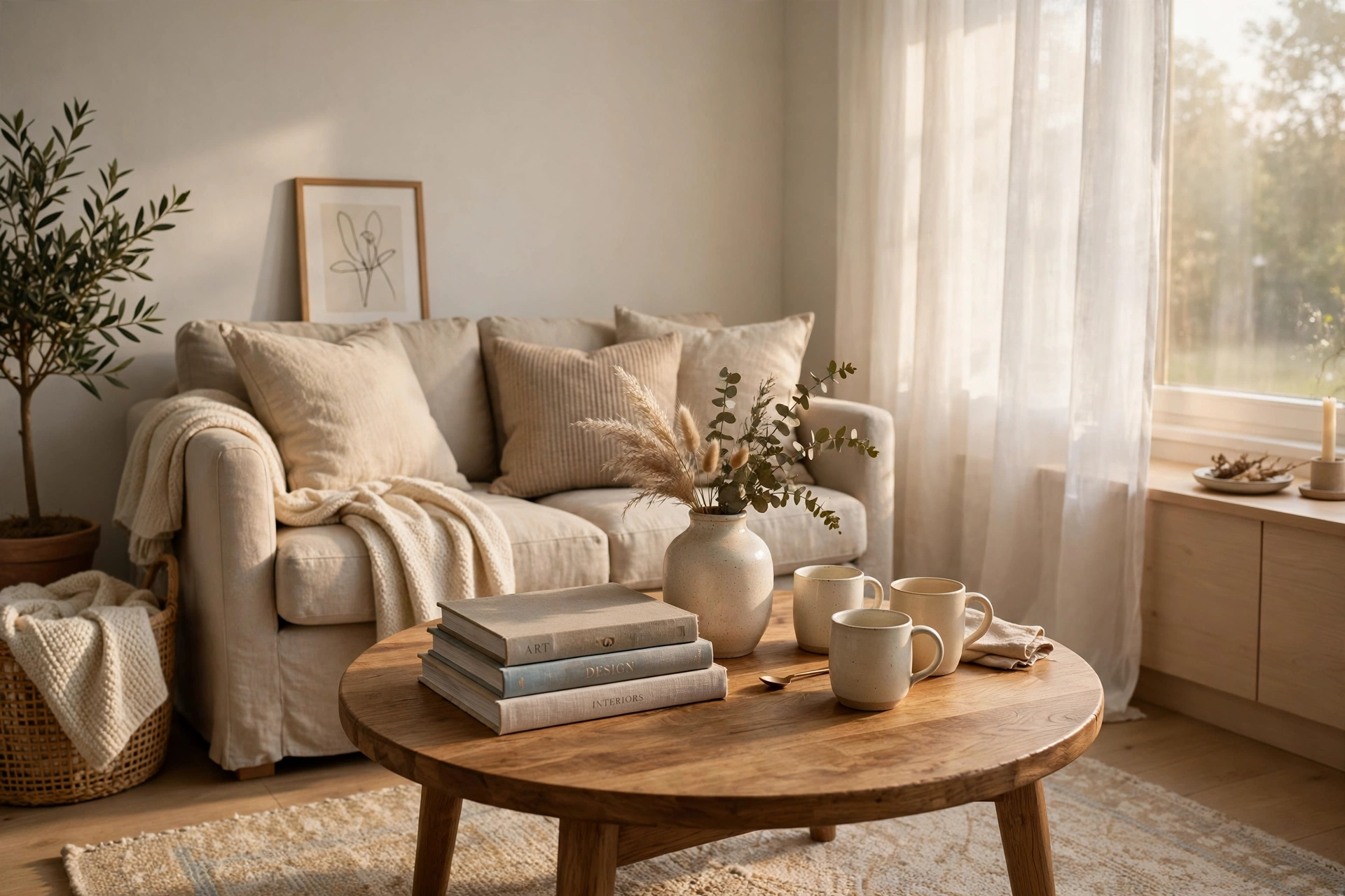 GOFLAME Nesting Coffee Tables Set of 3