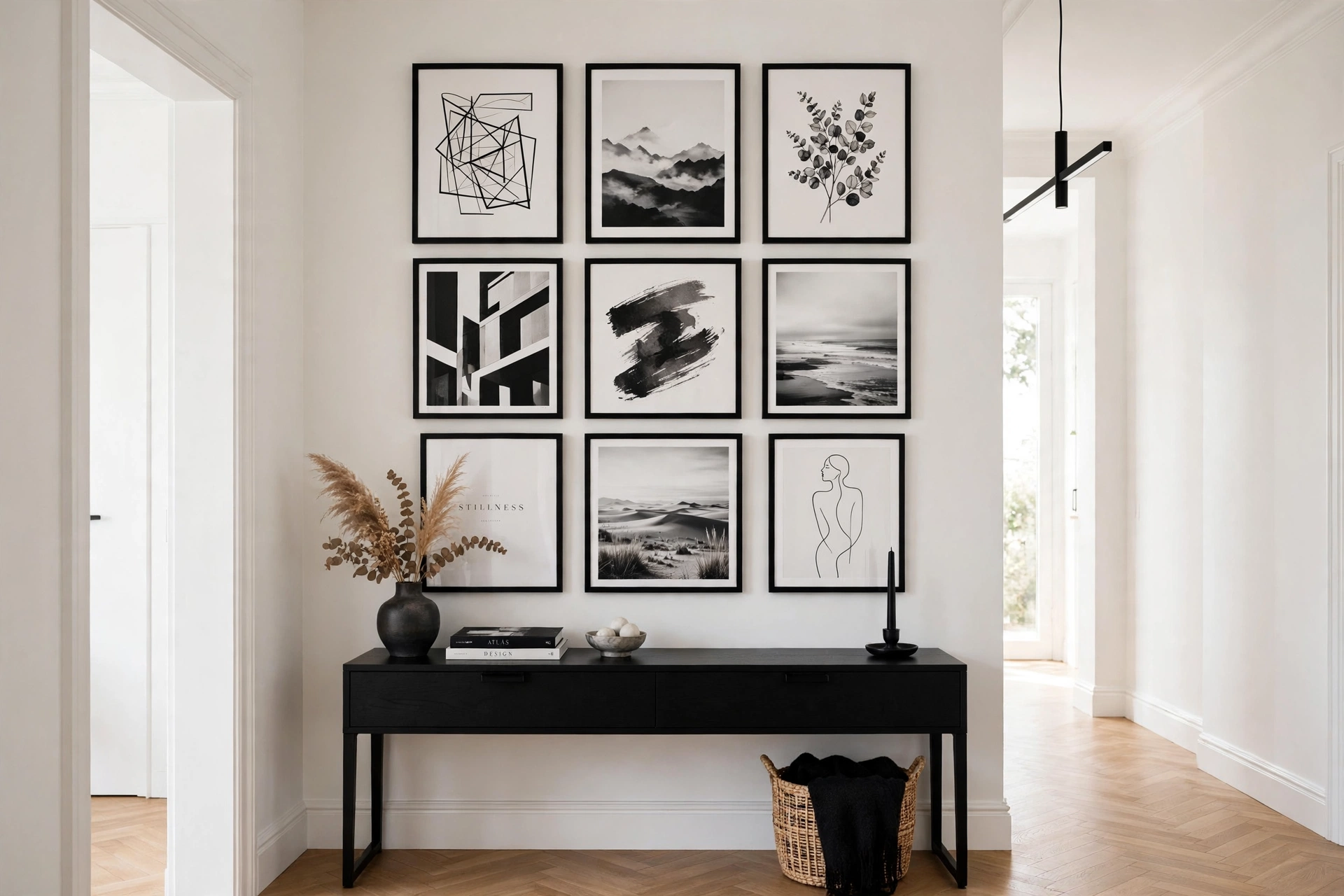Can You Do a Gallery Wall With Only Black and White Photos?