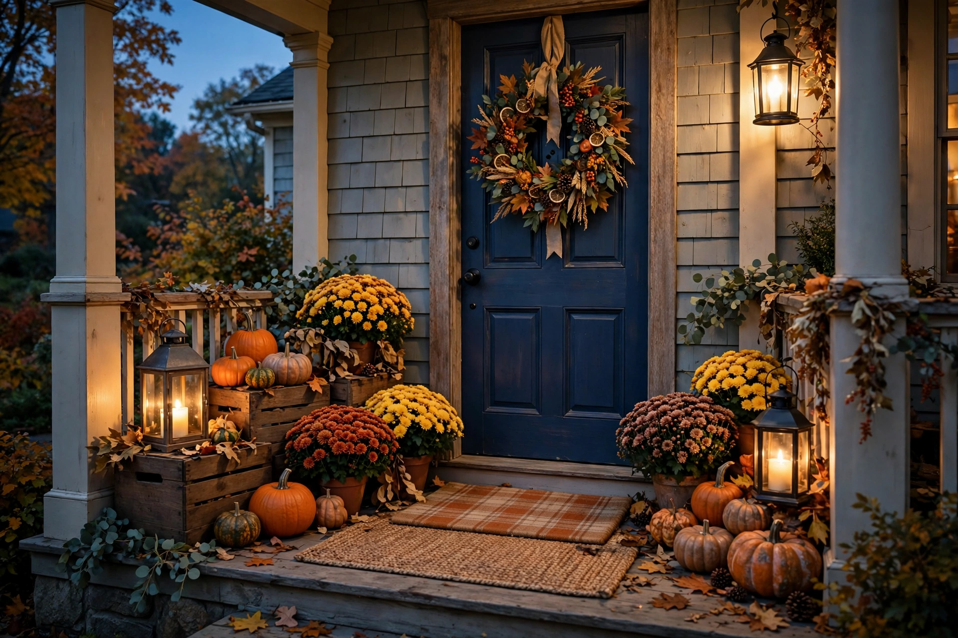Thanksgiving Entryway and Front Porch Decor Ideas: A Warm Welcome for Guests